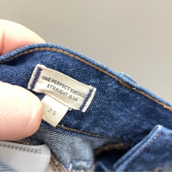 MADEWELL The Perfect Vintage Straight Jean Greenhaven Wash Seamed Version {X46} - Picture 5 of 6